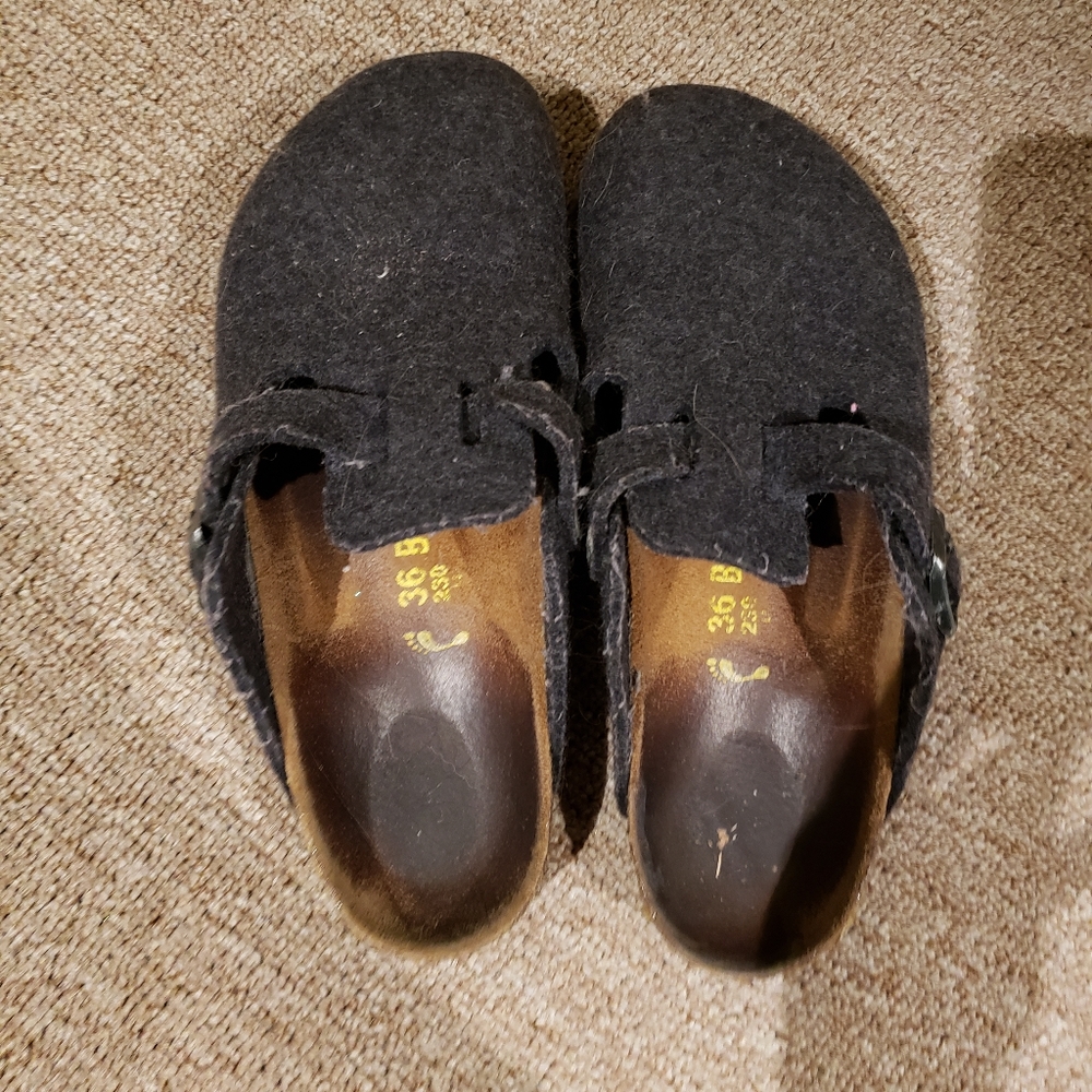 Birkenstock Felt Clogs